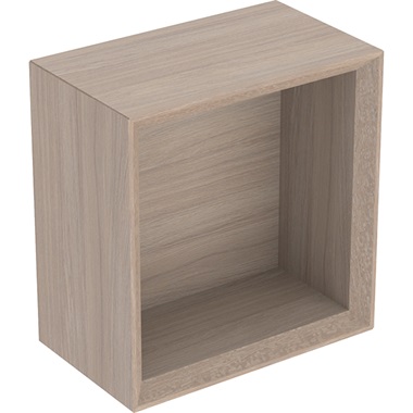 Geberit iCon négyzetes falidoboz 22,5x23,3x13,2 cm, tölgy ,Melaminos faszerkezet