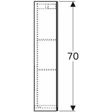 GEBERIT ICON OPTION TÜKRÖS SZEKRÉNY GEBERIT ICON OPTION TÜKRÖS SZEKRÉNY
