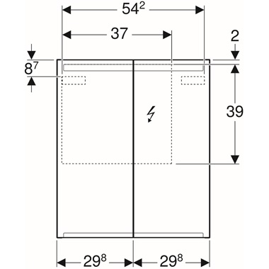 GEBERIT ICON OPTION TÜKRÖS SZEKRÉNY GEBERIT ICON OPTION TÜKRÖS SZEKRÉNY