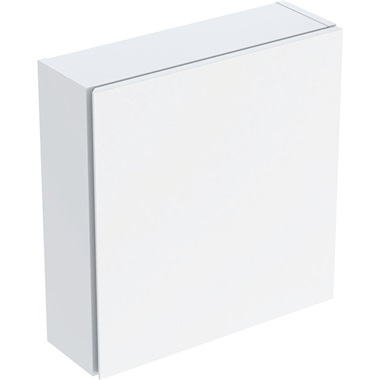 Geberit iCon szögletes faliszekrény 1 ajtós, 45x46,7x15 cm, fehér, magasfényű bevonat