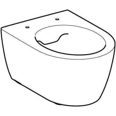 Geberit iCon fali WC 35,5x33x49 cm, Rimfree, fehér