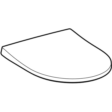 Geberit iCon WC-ülőke, keskeny 36,5x5x45 cm, fehér