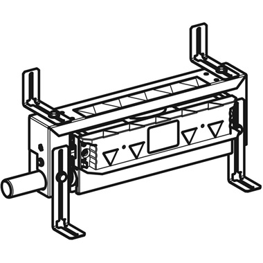 Geberit Kombifix zuhany szerelőelem falsík alatti összefolyóval, az összefolyónál 65–90 mm esztrichmagassághoz
