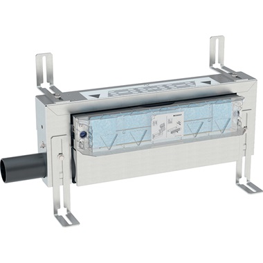 Geberit Kombifix zuhany szerelőelem falsík alatti összefolyóval, az összefolyónál 65–90 mm esztrichmagassághoz