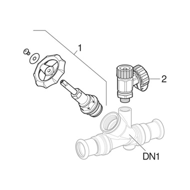 Geberit Mapress ferdeszelep, D28