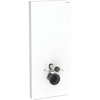 Geberit Monolith szanitermodul fali WC-hez, 114 cm, üveg előlap, fehér