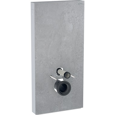 Geberit Monolith szanitermodul fali WC-hez, 101 cm, kőanyag előlap, fekete