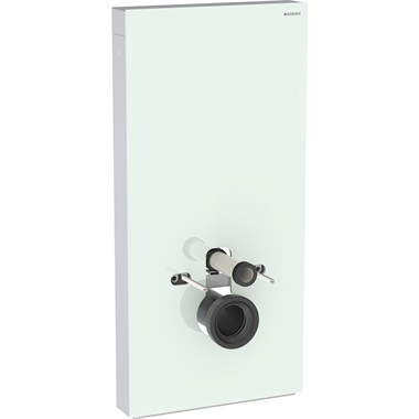 Geberit Monolith szanitermodul fali WC-hez, 101 cm, üveg előlap, alumínium