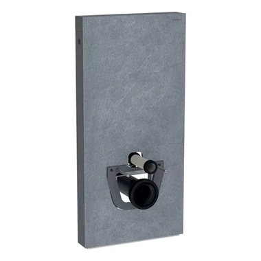 Geberit Monolith plus szanitermodul fali wc-hez, 101 cm, kőanyag előlap: palahatású kőanyag, alumínium feketekróm "a" Geberit Monolith plus szanitermodul fali wc-hez, 101 cm, kőanyag előlap: palahatású kőanyag, alumínium feketekróm "a"