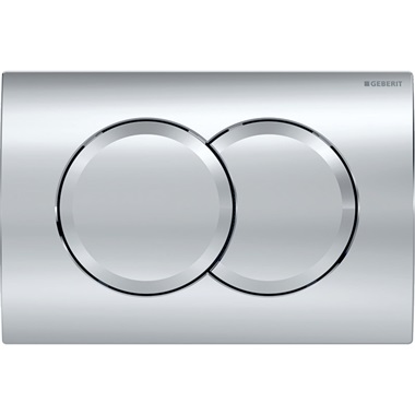 Geberit Delta 01 nyomólap 2 mennyiséges öblítéshez, fényes króm
