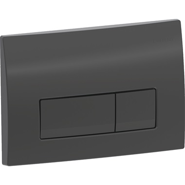 Geberit Delta 50 nyomólap 2 mennyiséges öblítéshez, fekete 