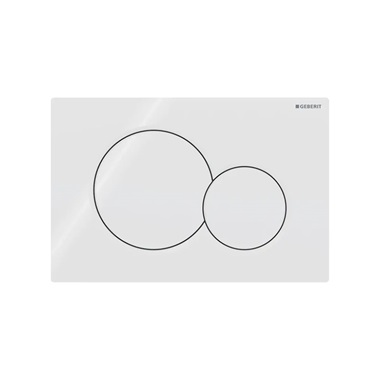 Geberit Sigma 01 nyomólap fehér, műanyag "G30"