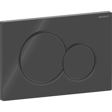 Geberit Sigma 01 nyomólap 2 mennyiséges öblítéshez, fekete