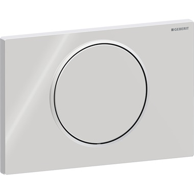 Geberit Sigma 10 nyomólap öblítés-stop működtetésű, króm