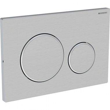 Geberit Sigma 20 nyomólap szálcsiszolt, rozsdamentes acél