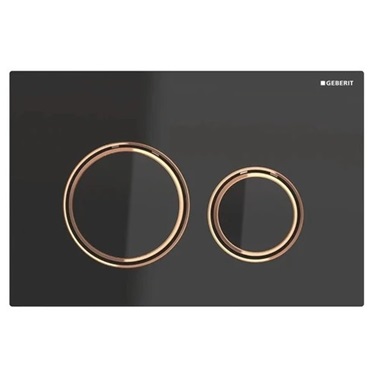 Geberit Sigma21 működtetőlap, 2 mennyiséges öblítéshez, vörösarany, fekete
