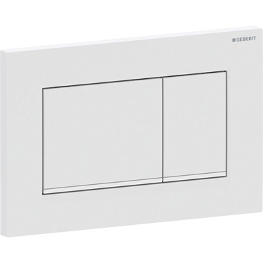Geberit Sigma 30 nyomólap 2 mennyiséges öblítéshez fehér, Easy-To-Clean bevonattal