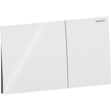 Geberit Sigma 70 nyomólap 2 mennyiséges öblítéshez, fehér,üveg