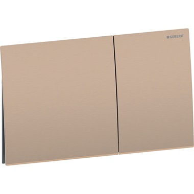 Geberit Sigma 70 nyomólap  rozsdamentes acél, szálcsiszolt vörösarany