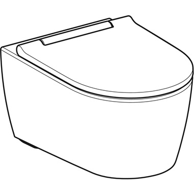Geberit One fali WC TurboFlush ülőkével 34x34,5x54 cm, fehér