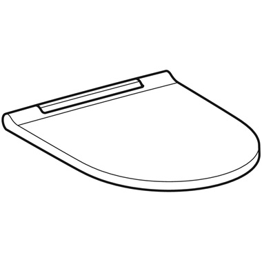 Geberit One wc-ülőke QuickRelease, Soft-Close  fényes króm, fehér