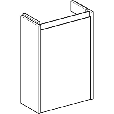 Geberit Selnova Compact alsó szekrény mosdóhoz 35,8x60,5x22,5 cm