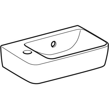 Geberit Selnova Compact mosdó 40x15x25 cm, fehér