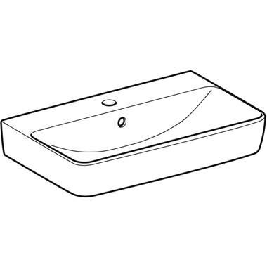 Geberit Selnova Compact mosdó 60x17x37 cm, fehér
