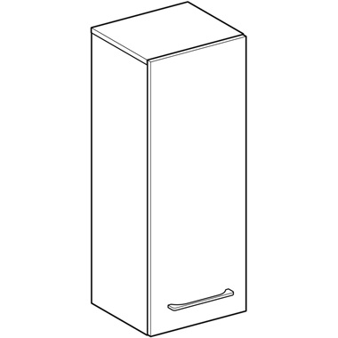 Geberit Selnova szekrény középmagas, egy ajtóval 33x86,6x33,5 cm Geberit Selnova szekrény középmagas, egy ajtóval 33x86,6x33,5 cm