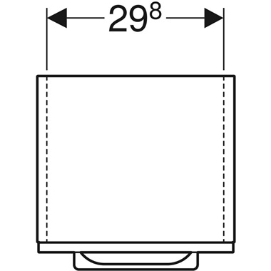 Geberit Selnova szekrény középmagas, egy ajtóval 33x86,6x33,5 cm Geberit Selnova szekrény középmagas, egy ajtóval 33x86,6x33,5 cm