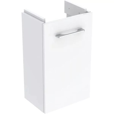 Geberit Selnova Square egy ajtós alsó szekrény kézmosóhoz 32,3x55,7x25.3 cm, fehér, magasfényű bevonat