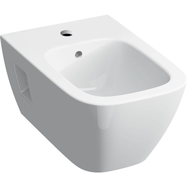Geberit Selnova Square fali bidé 35x26x54 cm, fehér