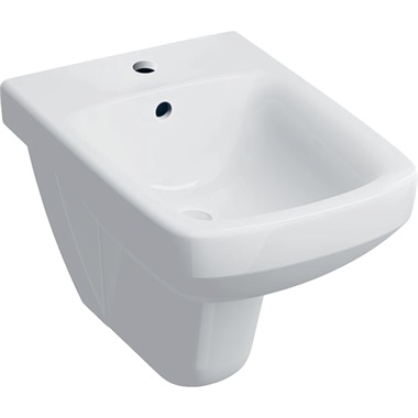 Geberit Selnova Square fali bidé 35x35,5x53 cm, fehér