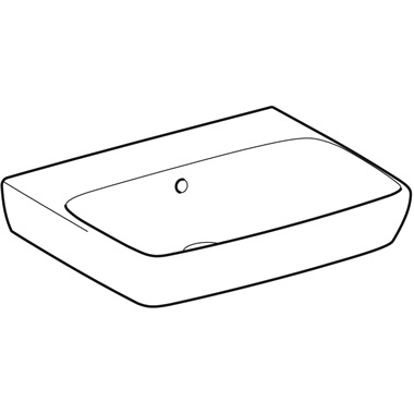 Geberit Selnova Square mosdó 55x17x44 cm, fehér