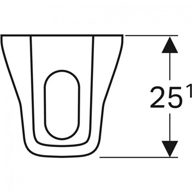 Geberit Selnova Square szifontakaró