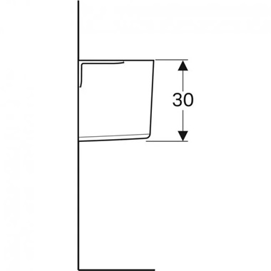 Geberit Selnova Square szifontakaró