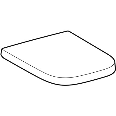 Geberit Selnova Square WC-ülőke 35,5x4,5x44,5 cm, QuickRelease, Soft-Close