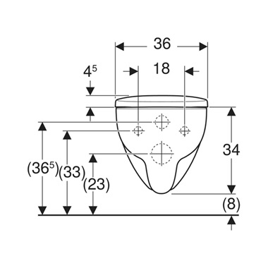 GEBERIT SELNOVA WC FALI, MÉLYÖBLÍTÉSŰ KÉSZLET , TURBOFLUSH, 54CM "K" GEBERIT SELNOVA WC FALI, MÉLYÖBLÍTÉSŰ KÉSZLET , TURBOFLUSH, 54CM "K"