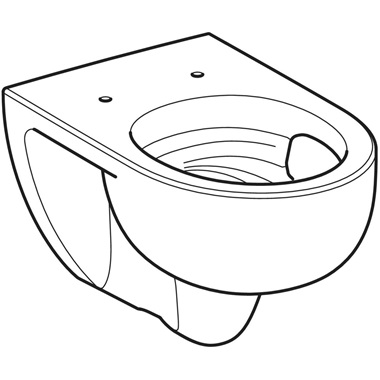 GEBERIT SELNOVA WC FALI, MÉLYÖBLÍTÉSŰ, TURBOFLUSH, 54CM "K"