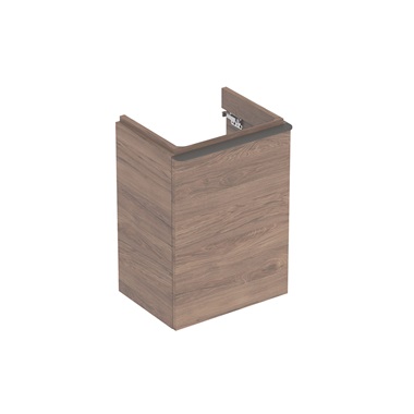 Geberit Smyle Square alsó szekrény jobbos, 44,2x61,7x35,6 cm ,fekete dió