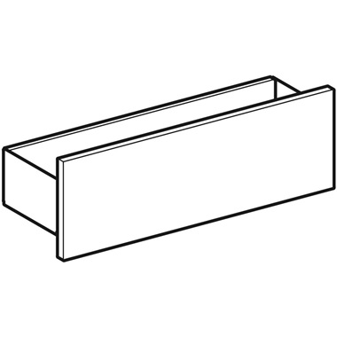 Geberit Smyle Square fali polc 45x14,8x14,3 cm, matt láva, faerezetes hikoridió