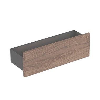 Geberit Smyle Square fali polc 45x14,8x14,3 cm, matt láva, faerezetes hikoridió