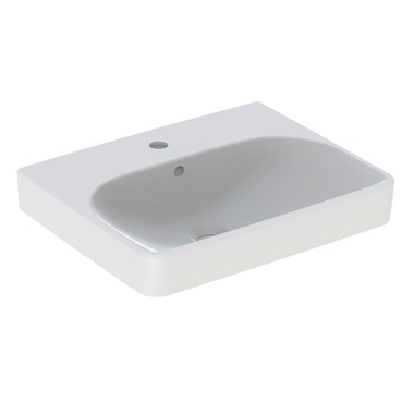 Geberit Smyle Square mosdó 55x44x17cm, fehér