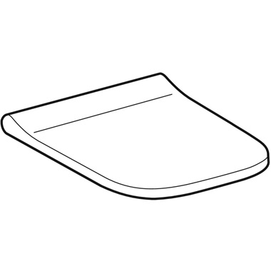 Geberit Smyle Square WC-ülőke 35,5x4,5x45 cm, fehér, keskeny