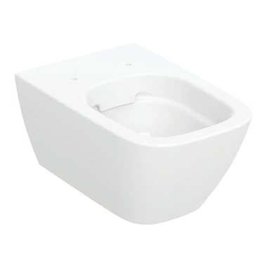 Geberit Smyle Square fali WC, mélyöblítésű, zárt formájú, Rimfree, 54 cm