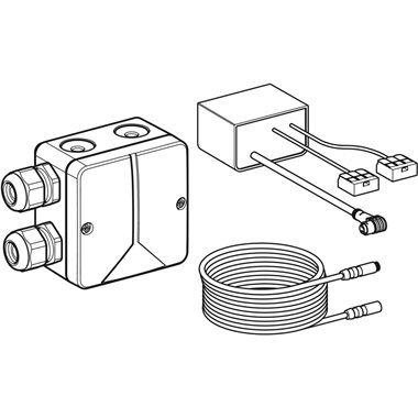Tápegység  kombinált csatlakozódobozzal, csatlakozóaljzathoz 230V/12V/50 Hz,1,8 m-es kábellel