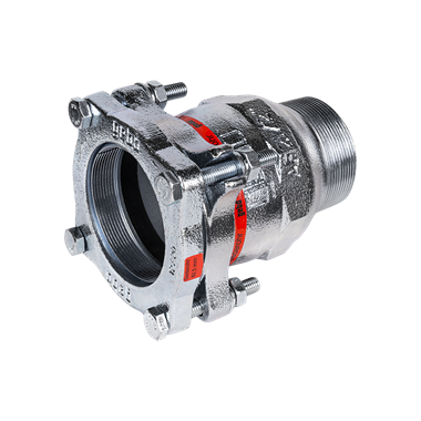 Gebo karimás gyorskötő AF-KM 2.1/2", fekete acél
