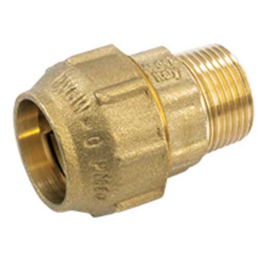 Gebo KPE idom réz egyenes csatlakozó KM 25x 3/4"