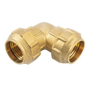 Gebo KPE idom réz BWO könyök toldó 32x32 mm