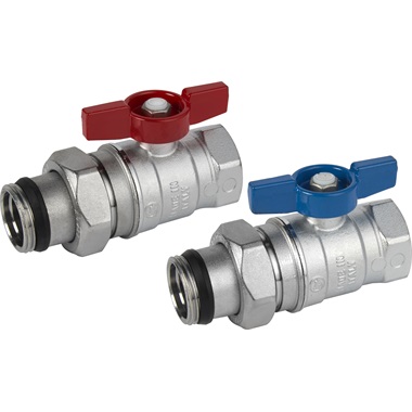 Giacomini golyóscsap pillangókarral  3/4" KB (kék)